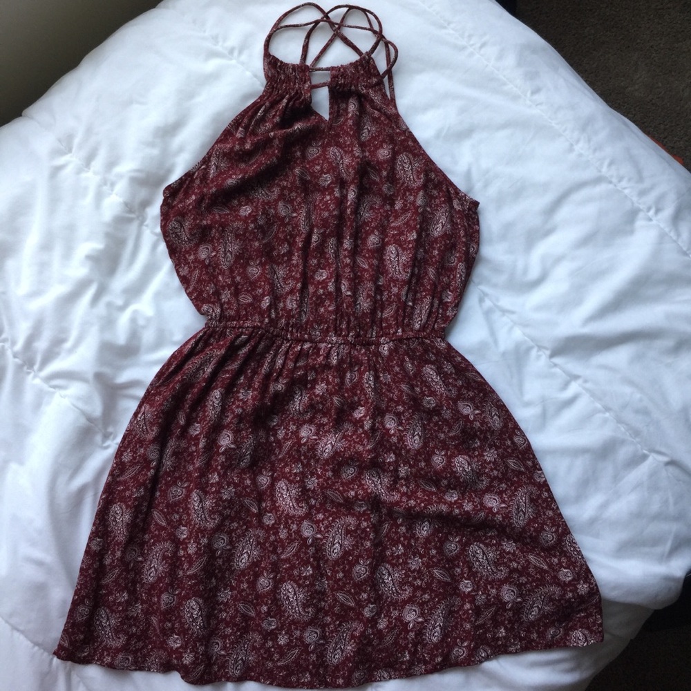 Maroon Summer dress